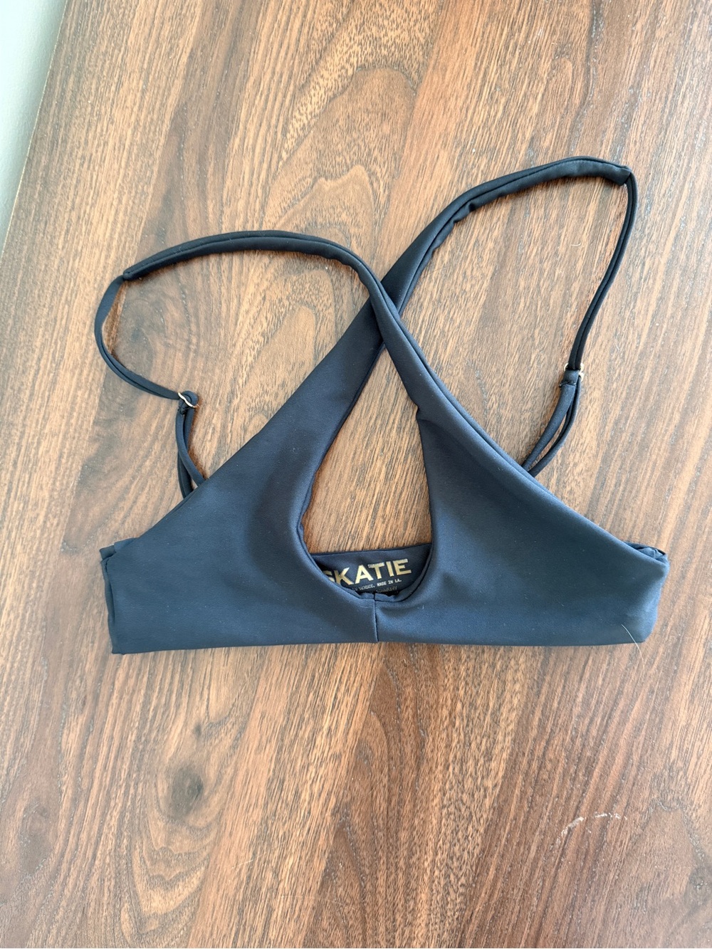 Skatie Black Jasmine Bikini top